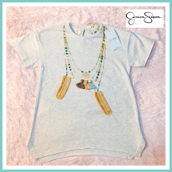 Jessica Simpson Other - 🌸 Bohemian Style Shirt Top with 3D Tassels